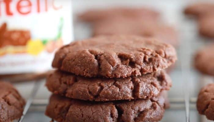 Cookie de Nutella 3 Ingredientes fácil e delicioso