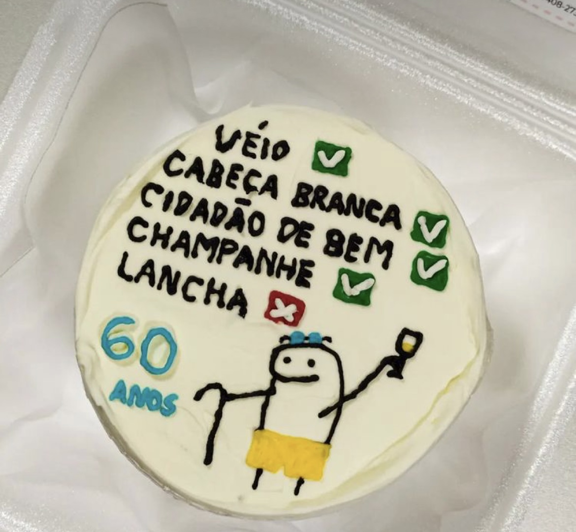 65+ Ideias de Bolo Flork - Humor e Diversão para seu Bolo!