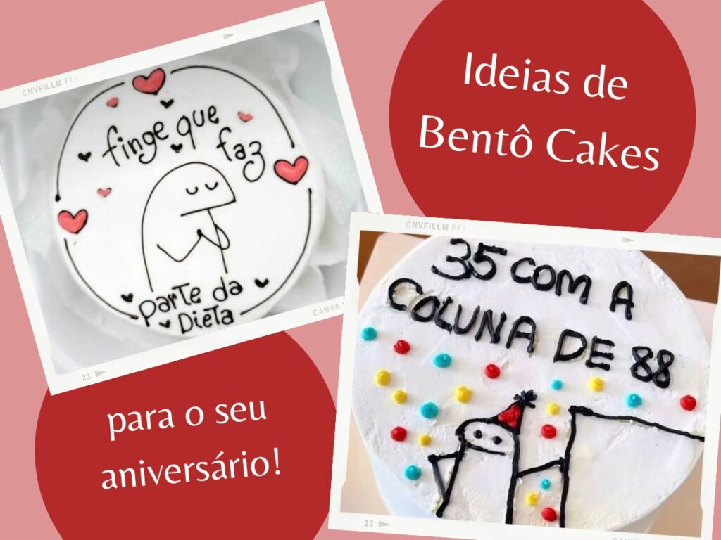 29 ideias de Bentô Cakes para o seu aniversário